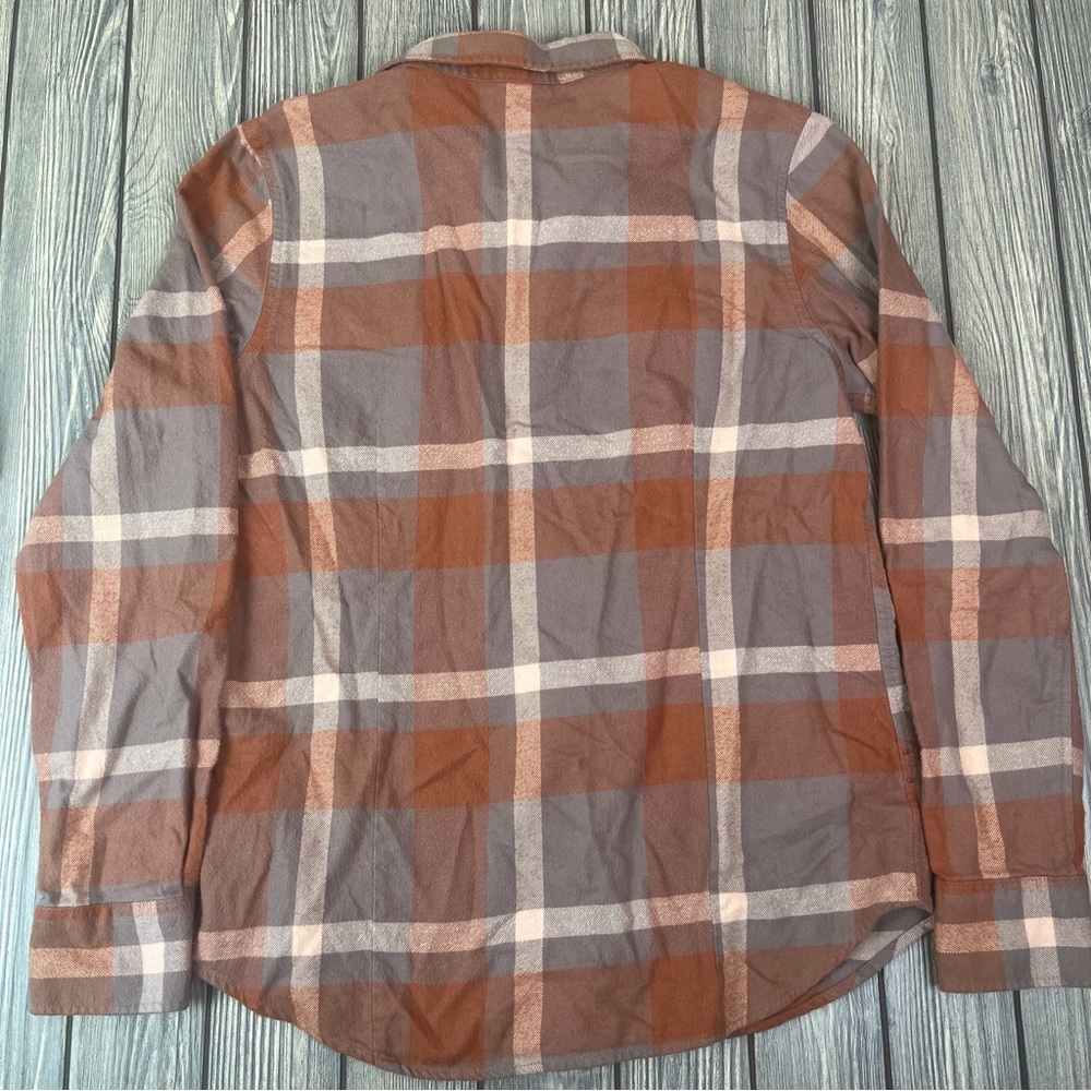 Patagonia Organic Cotton Plaid Flannel Button Up Women's Small - Picture 11 of 11